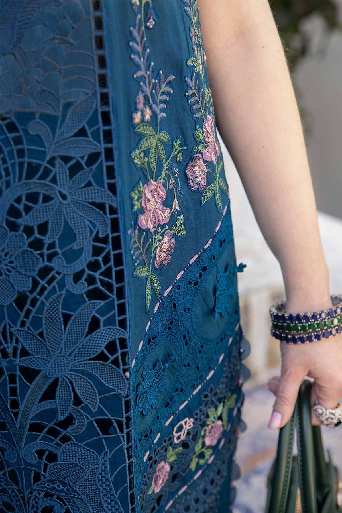 Maria B | Voyage a' Luxe Lawn | D-2415-A -  Maria B Luxury -  Agha Fabrics