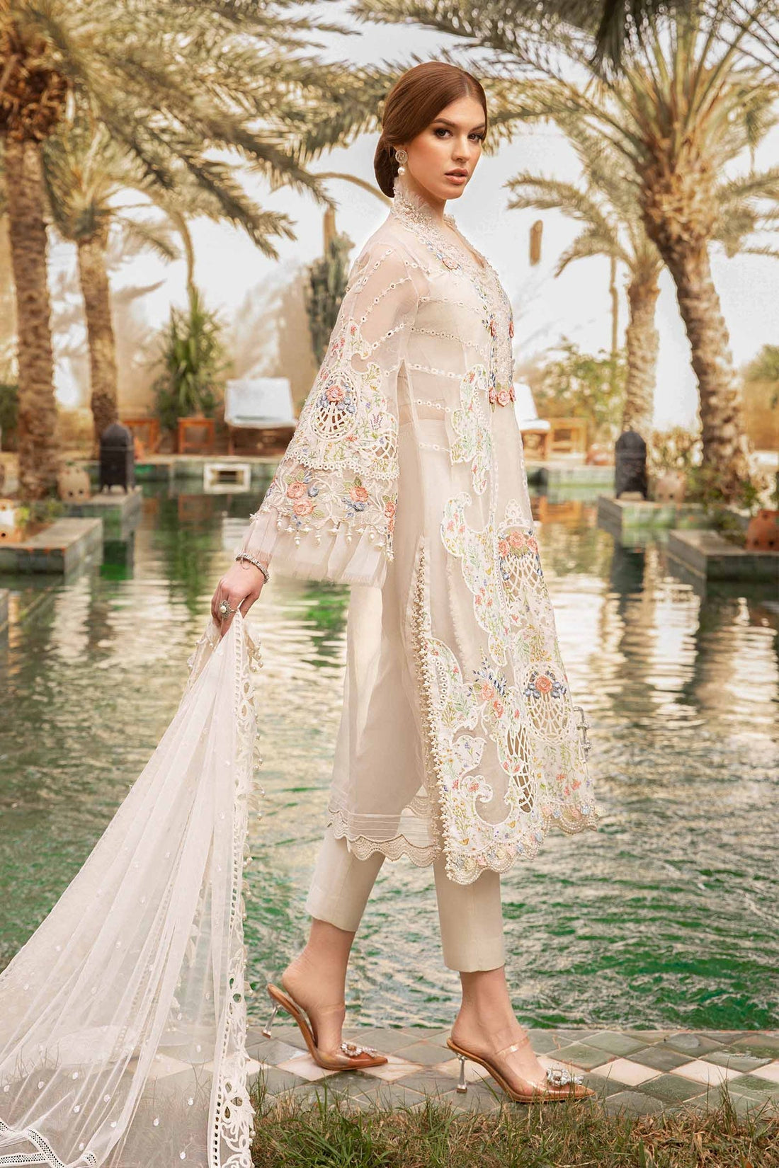 Maria B | Voyage a' Luxe Lawn | D-2405-A - Official Maria B - Agha Fabrics UK