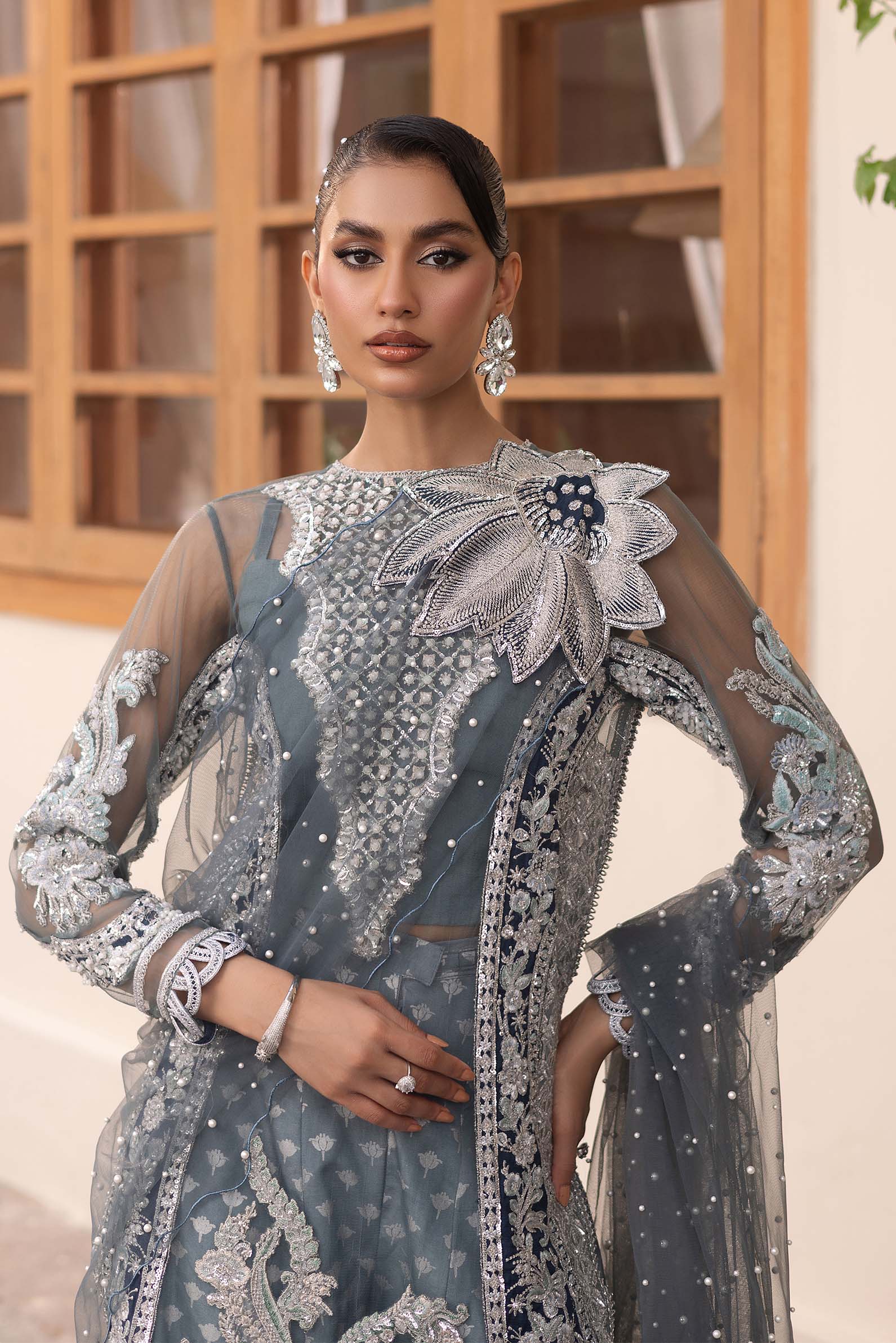 Maryam Hussain | Marwa Luxury Formals 24 | Zari - Official Maryam Hussain - Agha Fabrics UK