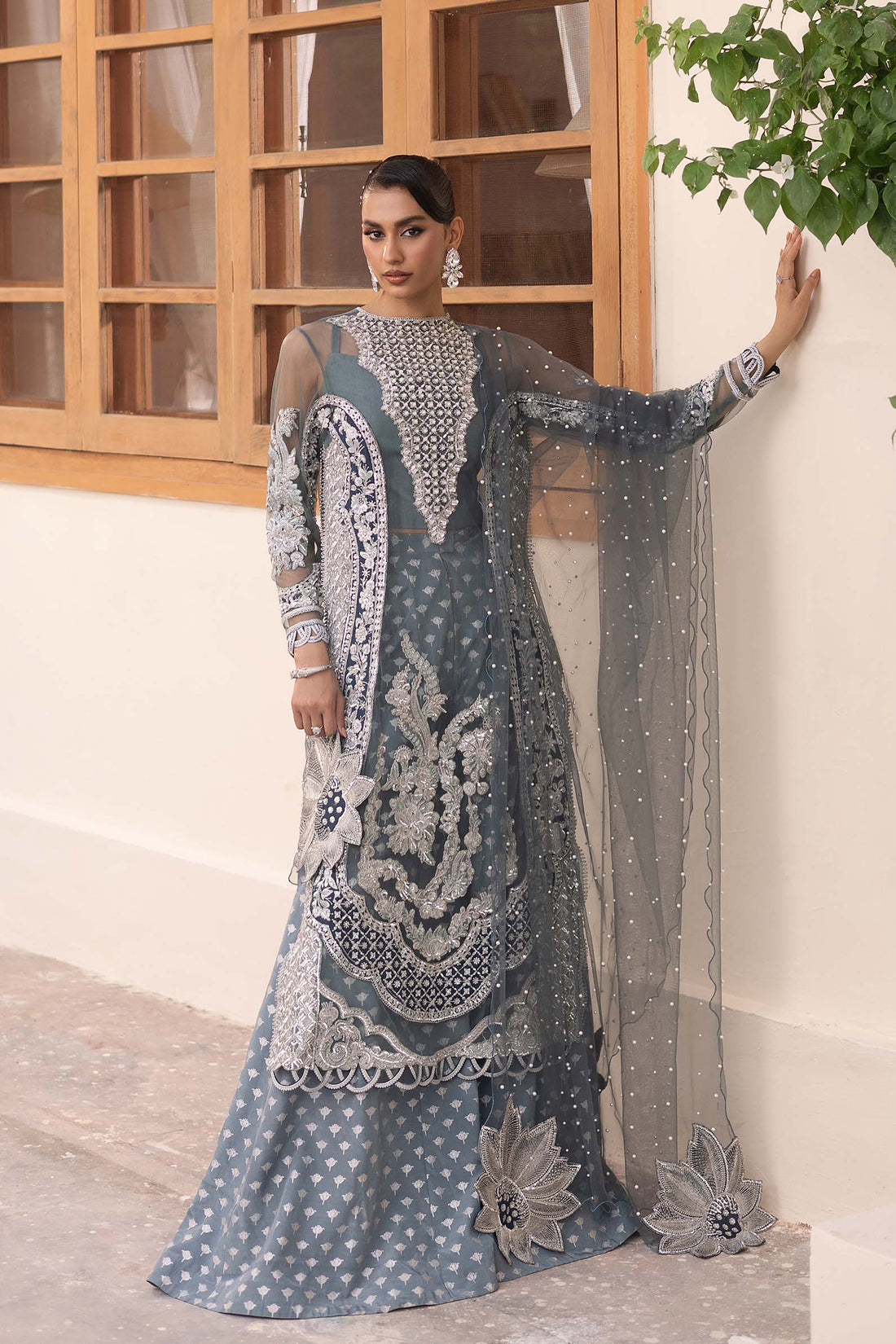 Maryam Hussain | Marwa Luxury Formals 24 | Zari - Official Maryam Hussain - Agha Fabrics UK