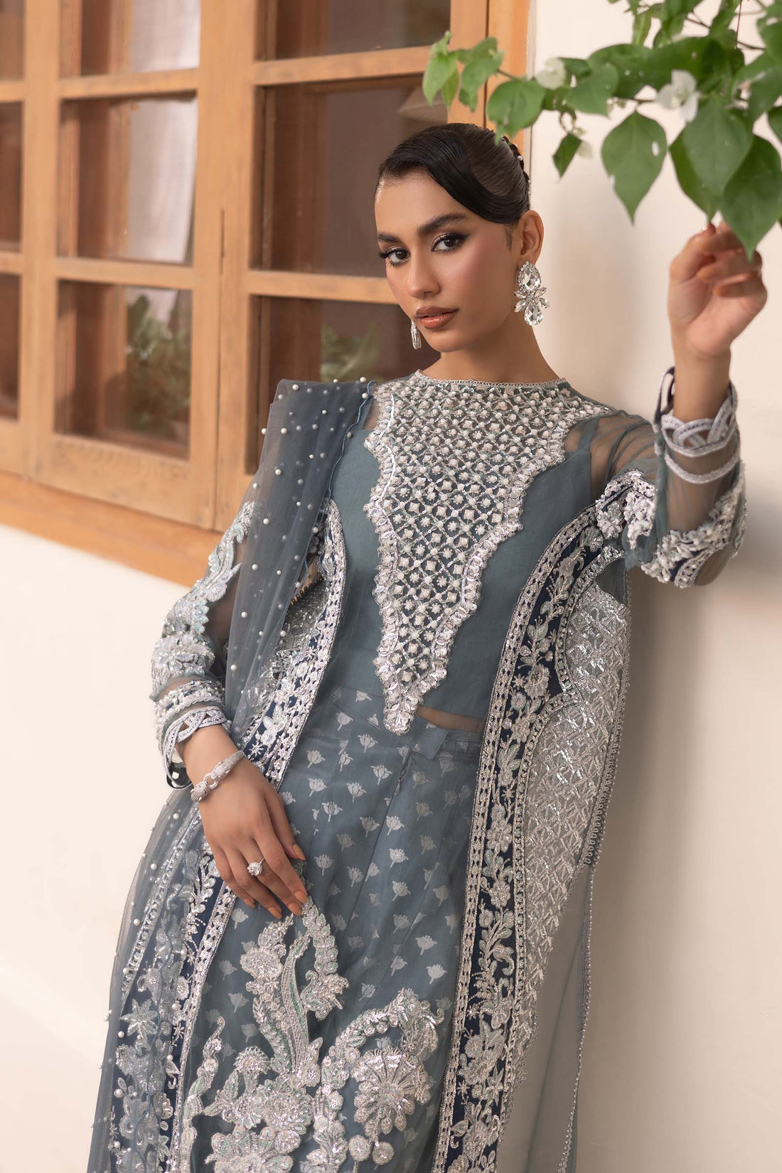 Maryam Hussain | Marwa Luxury Formals 24 | Zari - Official Maryam Hussain - Agha Fabrics UK