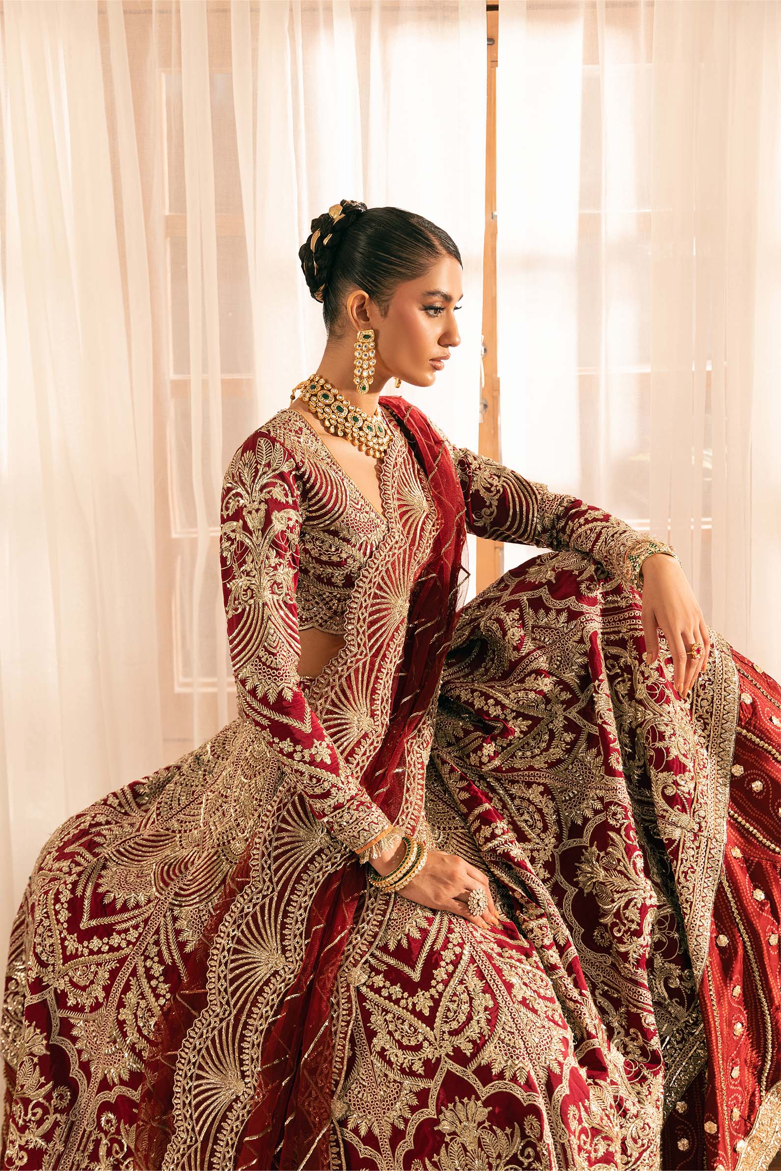 Maryam Hussain | Marwa Luxury Formals 24 | Moorni - Official Maryam Hussain - Agha Fabrics UK