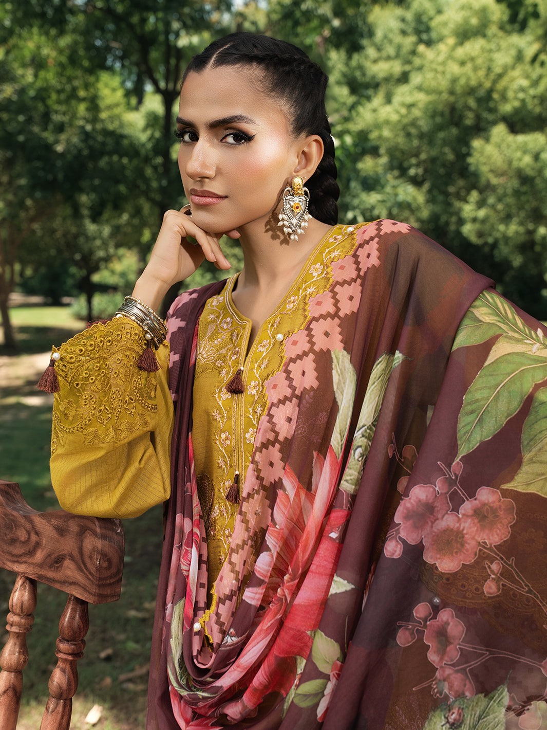 Hemstitch | The Garden Lawn | Matcha