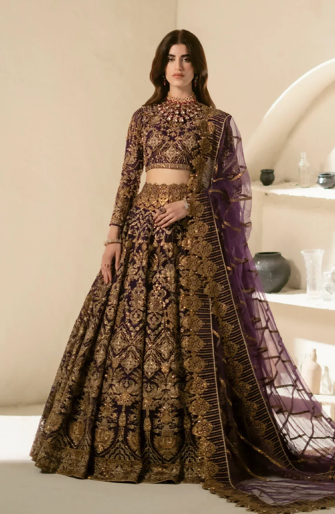Maryum N Maria | Mehr o Maah Bridals | MW23-538-Nour -  Maryum N Maria Bridal -  Agha Fabrics