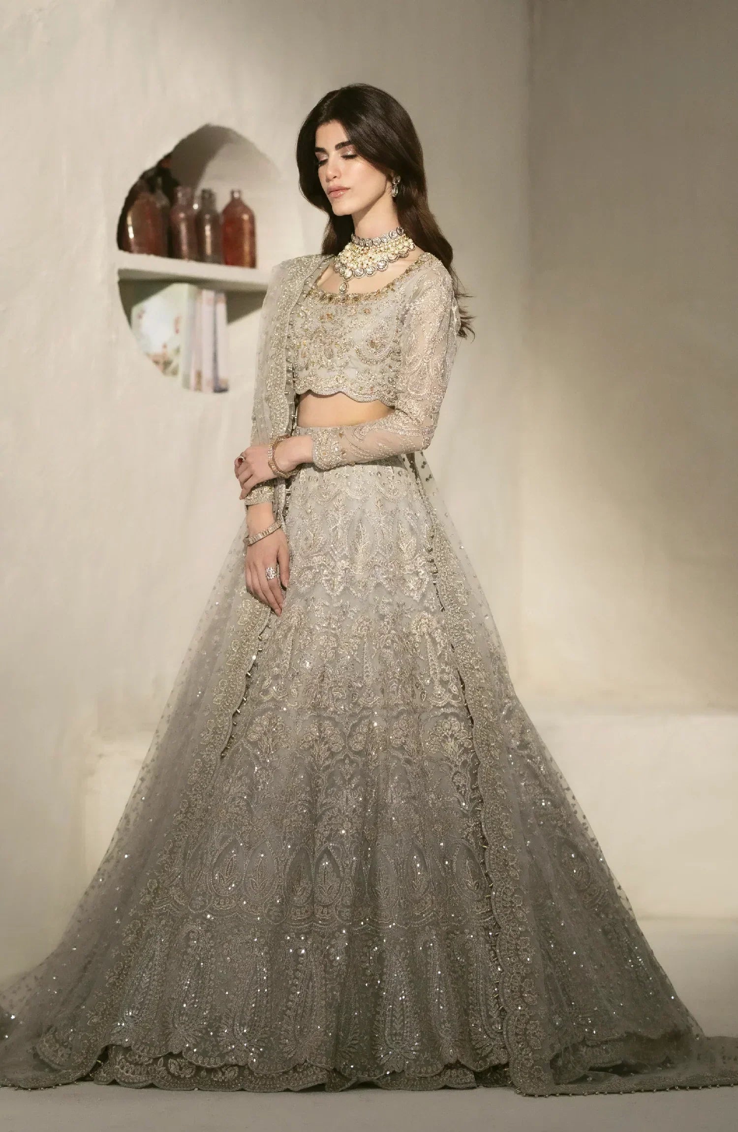 Maryum N Maria | Mehr o Maah Bridals | MW23-533-Feme -  Maryum N Maria Bridal -  Agha Fabrics