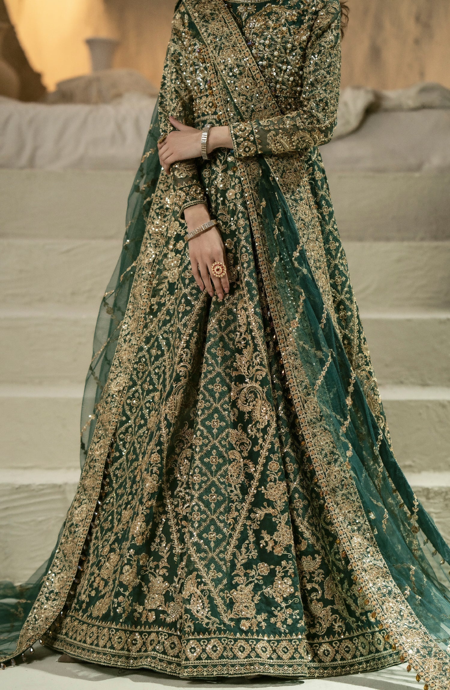 Maryum N Maria | Mehr o Maah Bridals | MW23-536-Anippe -  Maryum N Maria Bridal -  Agha Fabrics