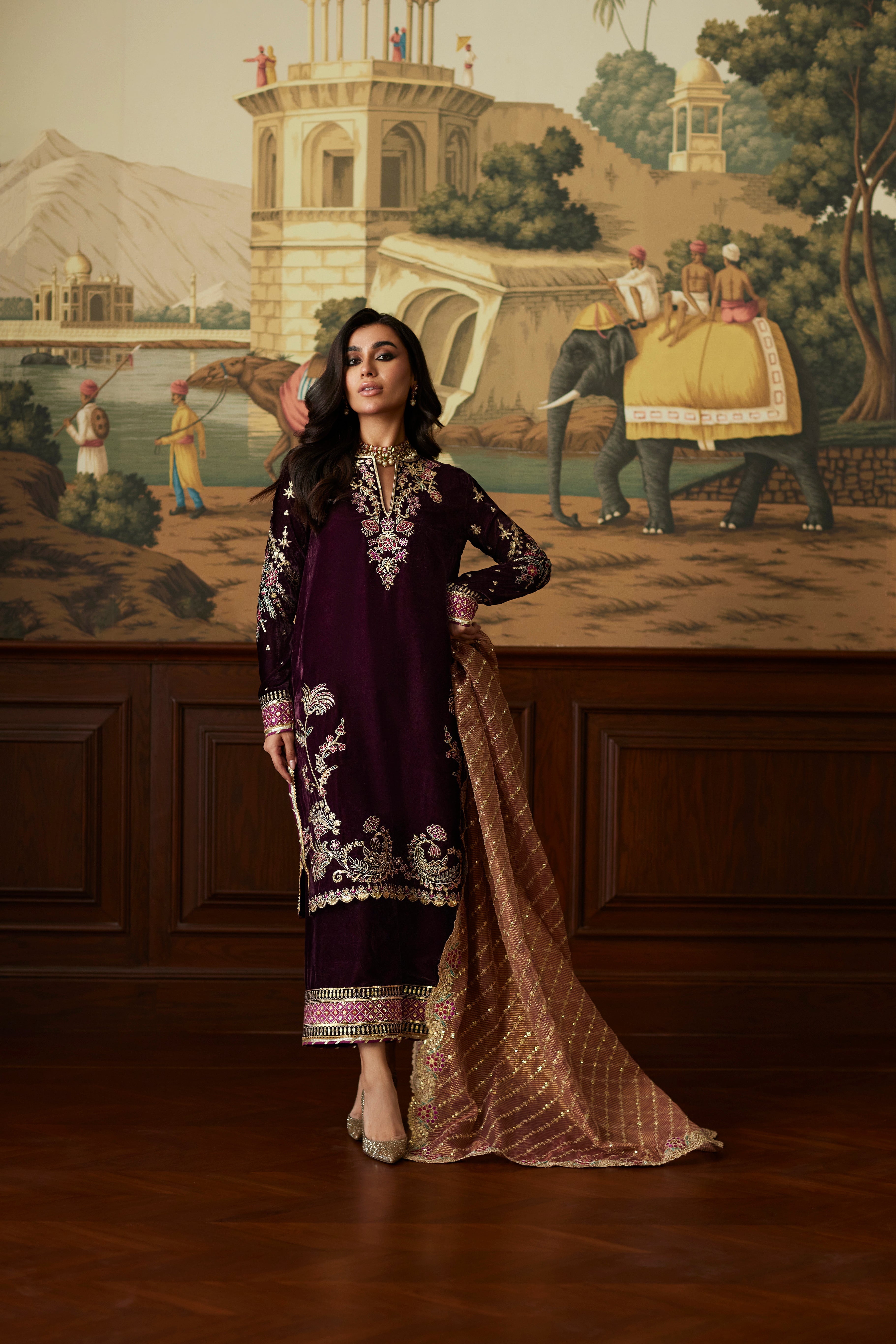 Mina Hassan | Velvet Luxe | Ayesha