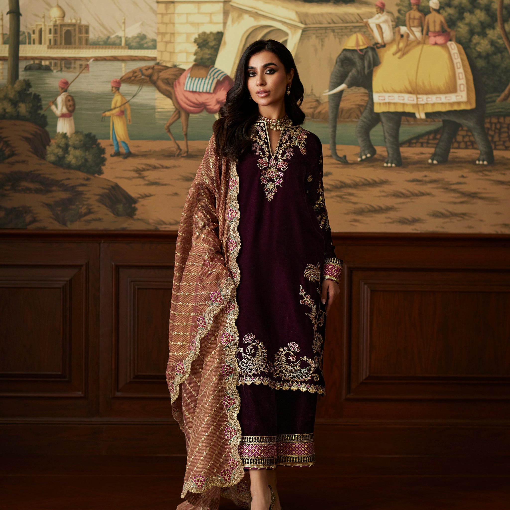 Mina Hassan | Velvet Luxe | Ayesha