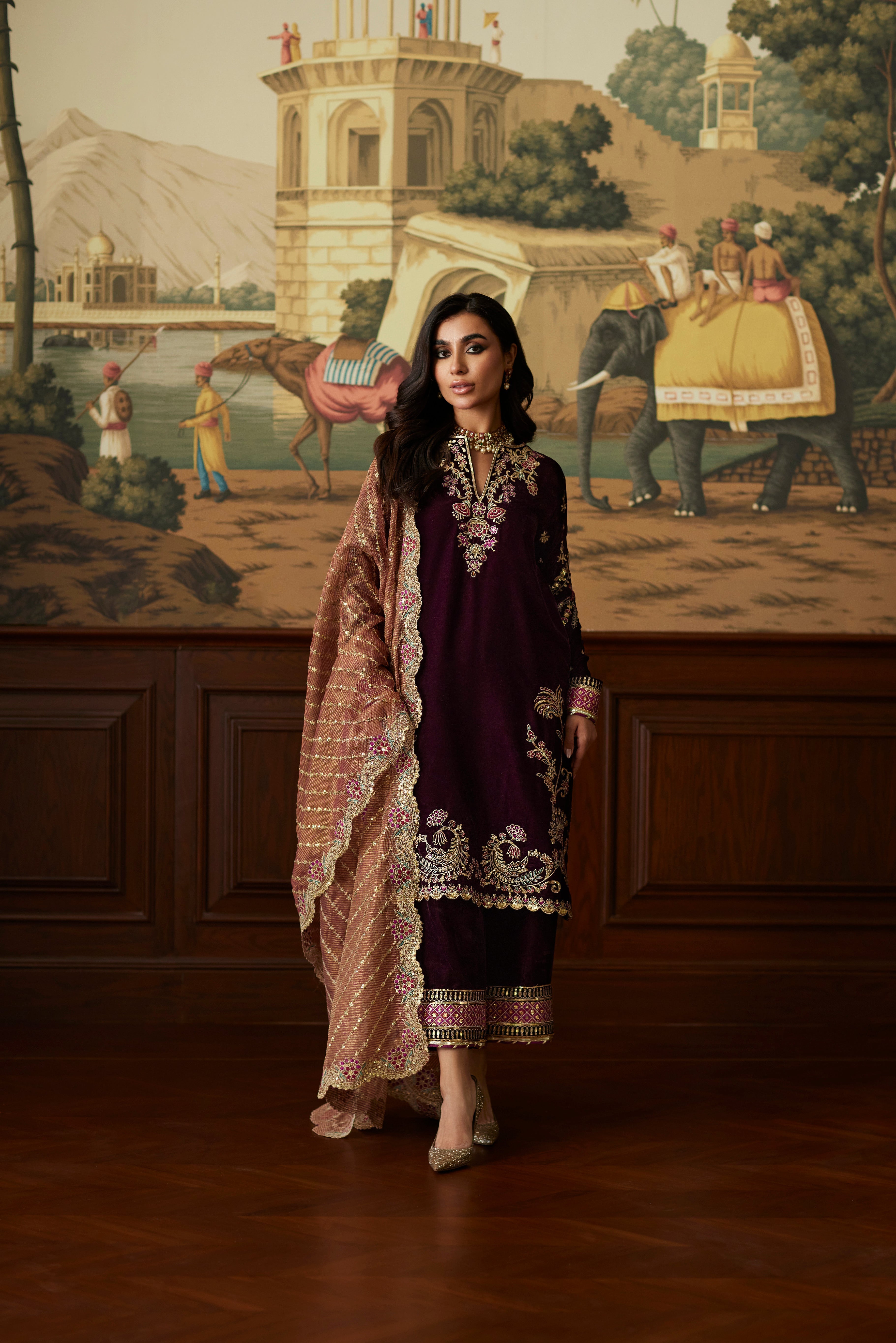 Mina Hassan | Velvet Luxe | Ayesha