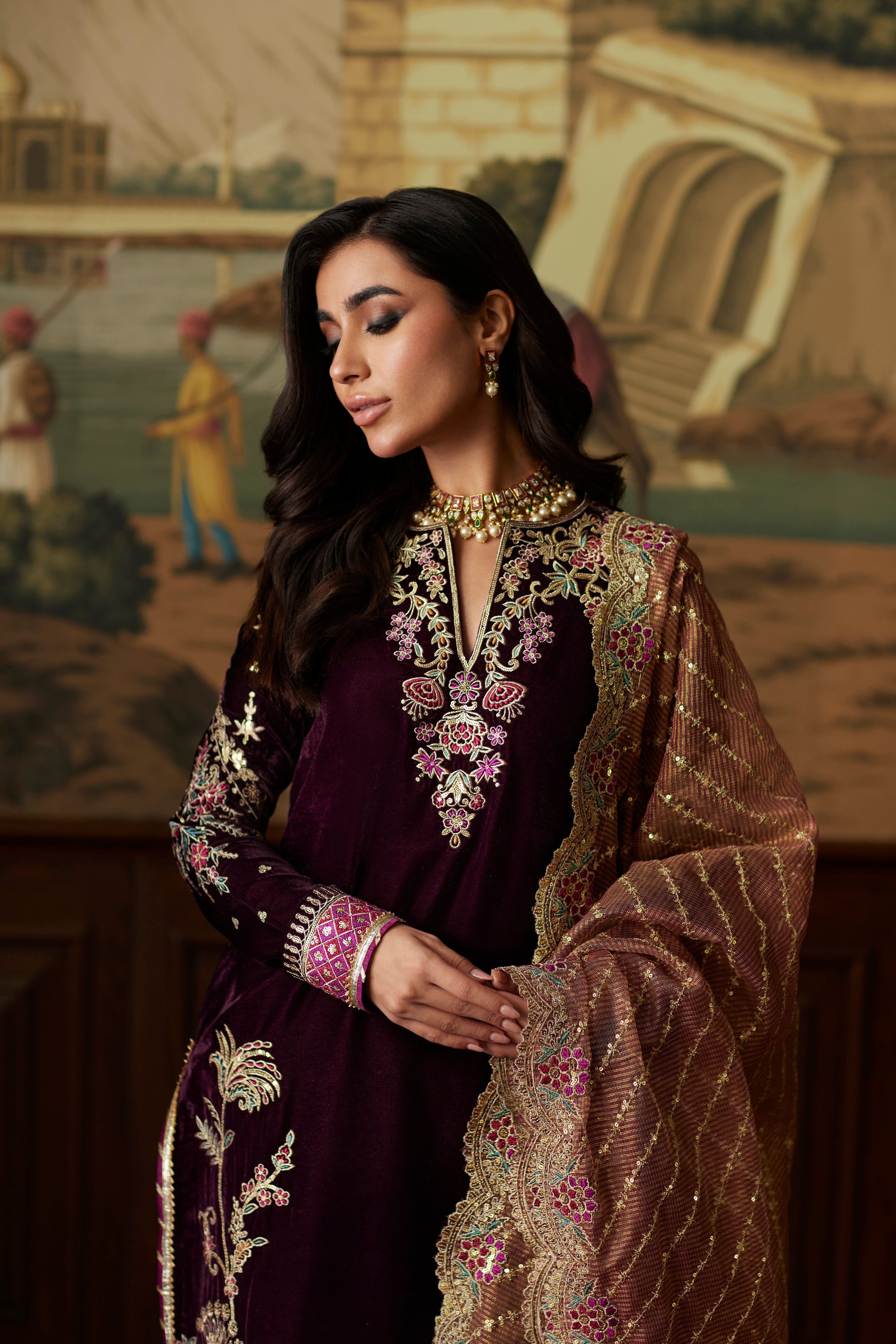 Mina Hassan | Velvet Luxe | Ayesha