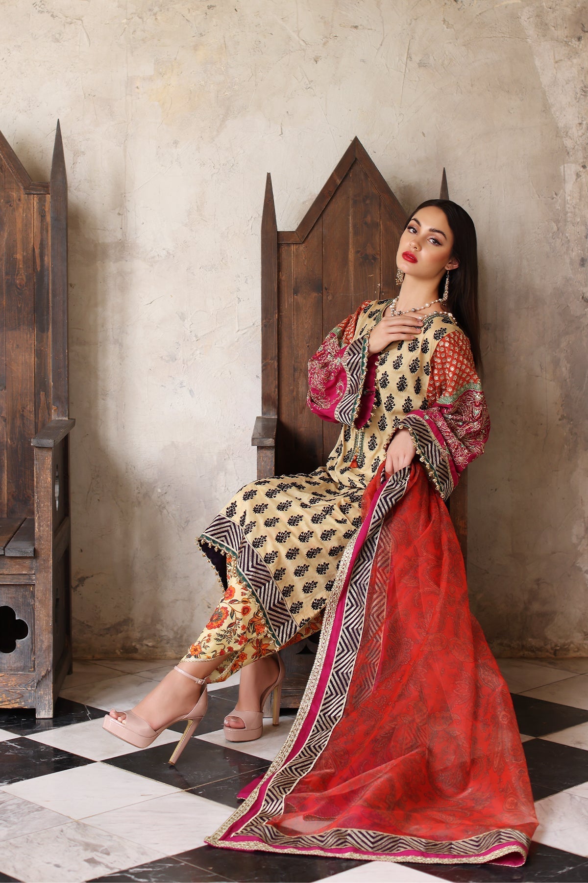 Mina Kashif | Festive Lawn | Amani