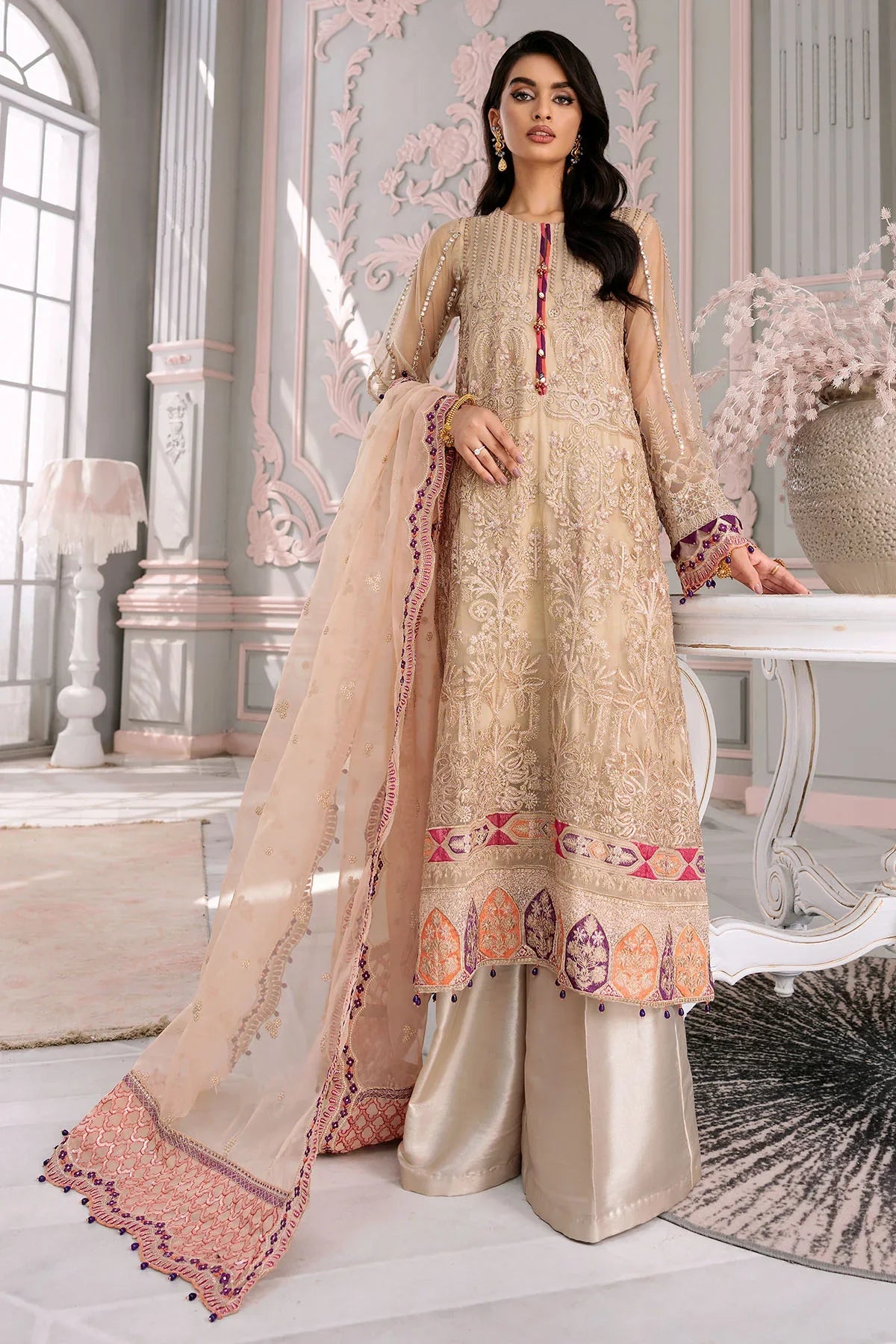 Motifz | Premium Embroidered Formals 24 | 3391 - Official Motifz - Agha Fabrics UK