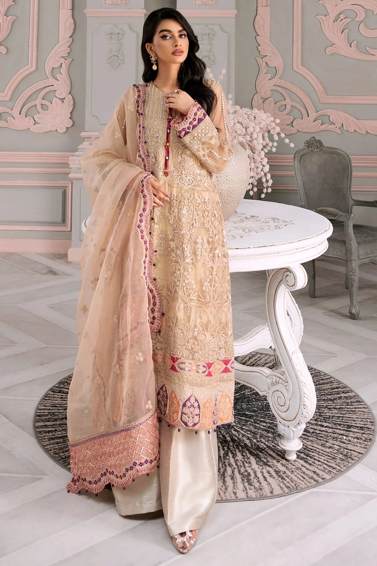 Motifz | Premium Embroidered Formals 24 | 3391 - Official Motifz - Agha Fabrics UK