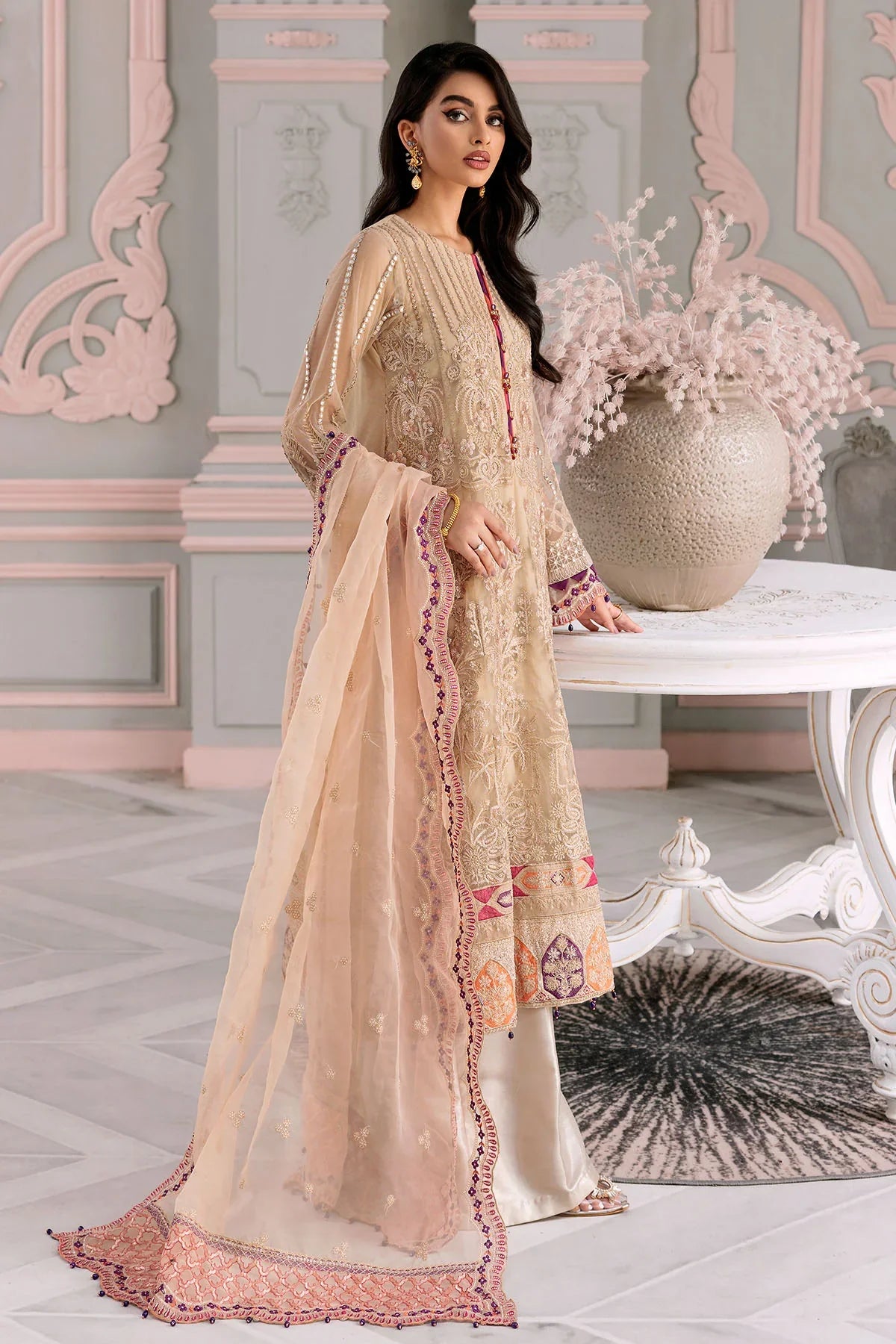 Motifz | Premium Embroidered Formals 24 | 3391 - Official Motifz - Agha Fabrics UK