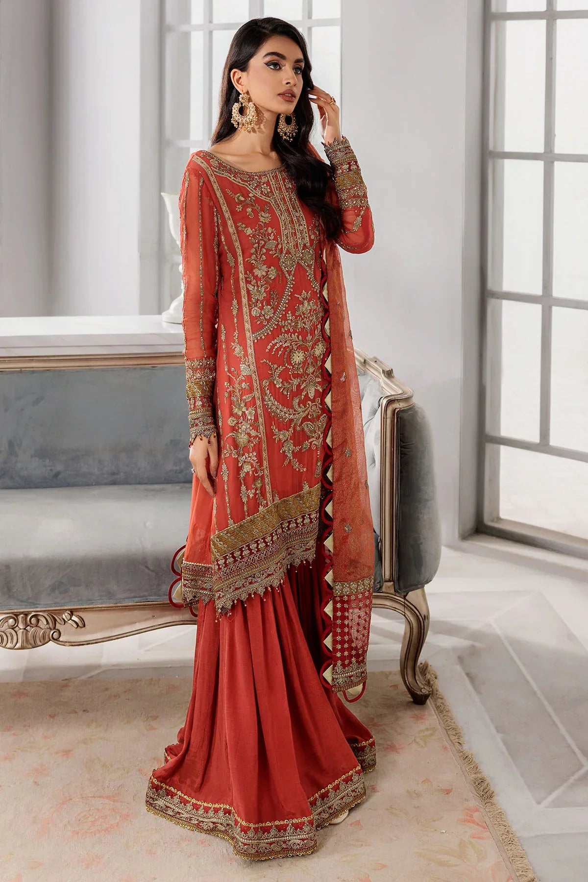 Motifz | Premium Embroidered Formals 24 | 3392 - Official Motifz - Agha Fabrics UK