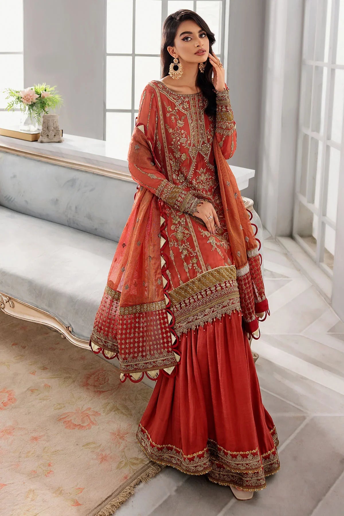 Motifz | Premium Embroidered Formals 24 | 3392 - Official Motifz - Agha Fabrics UK