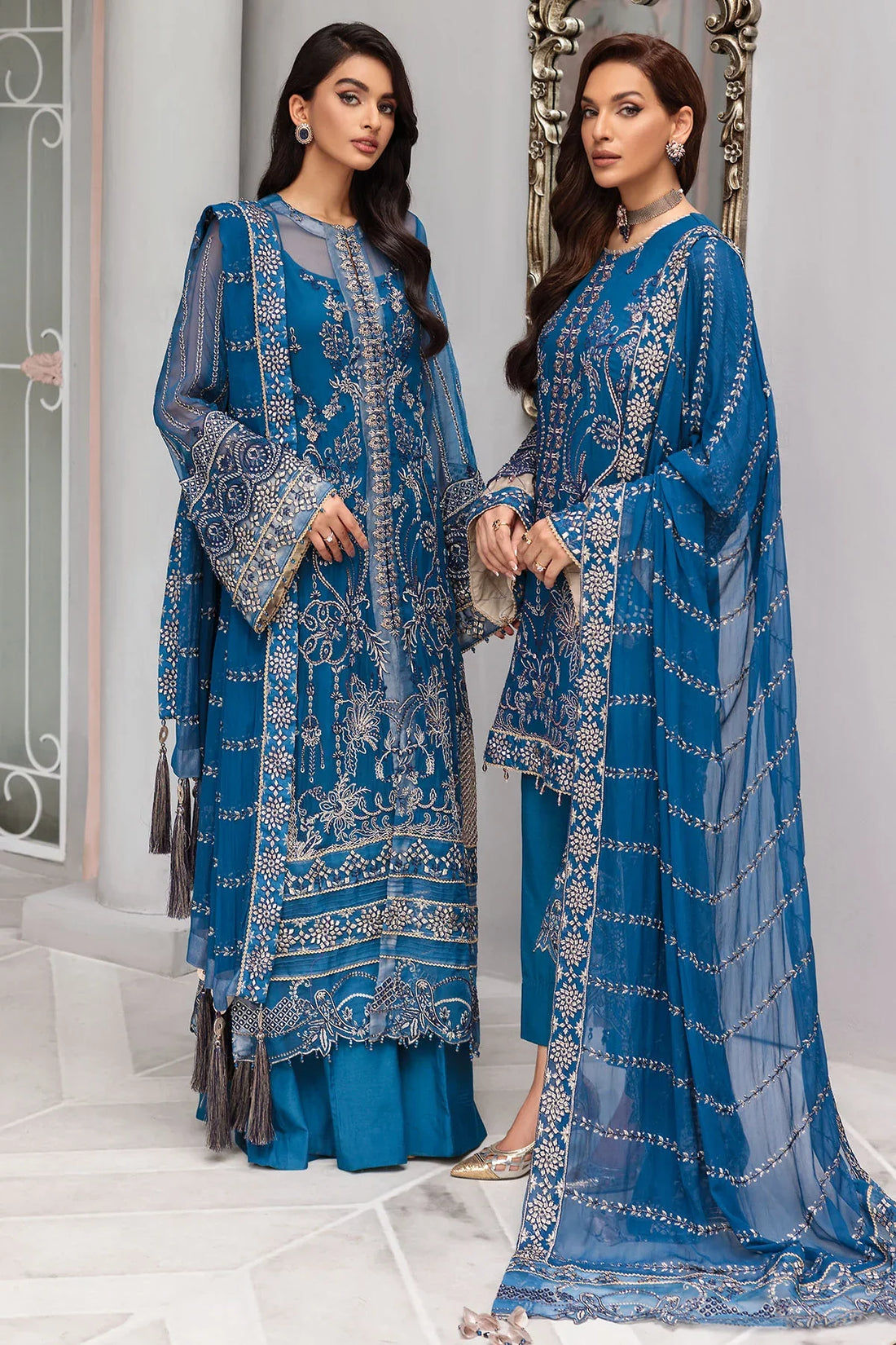 Motifz | Premium Embroidered Formals 24 | 3395 - Official Motifz - Agha Fabrics UK