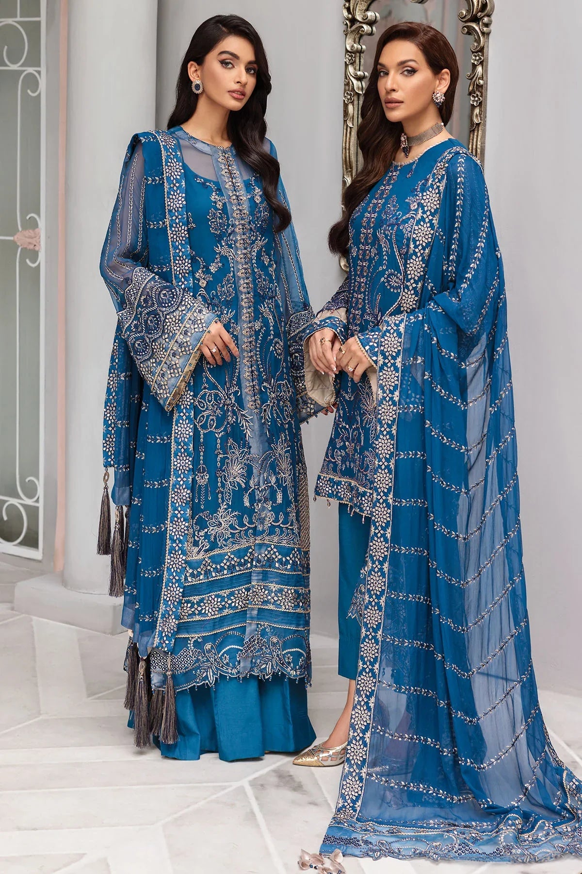Motifz | Premium Embroidered Formals 24 | 3395 - Official Motifz - Agha Fabrics UK