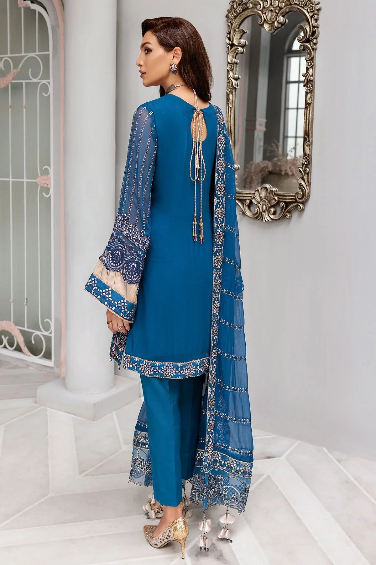 Motifz | Premium Embroidered Formals 24 | 3395 - Official Motifz - Agha Fabrics UK