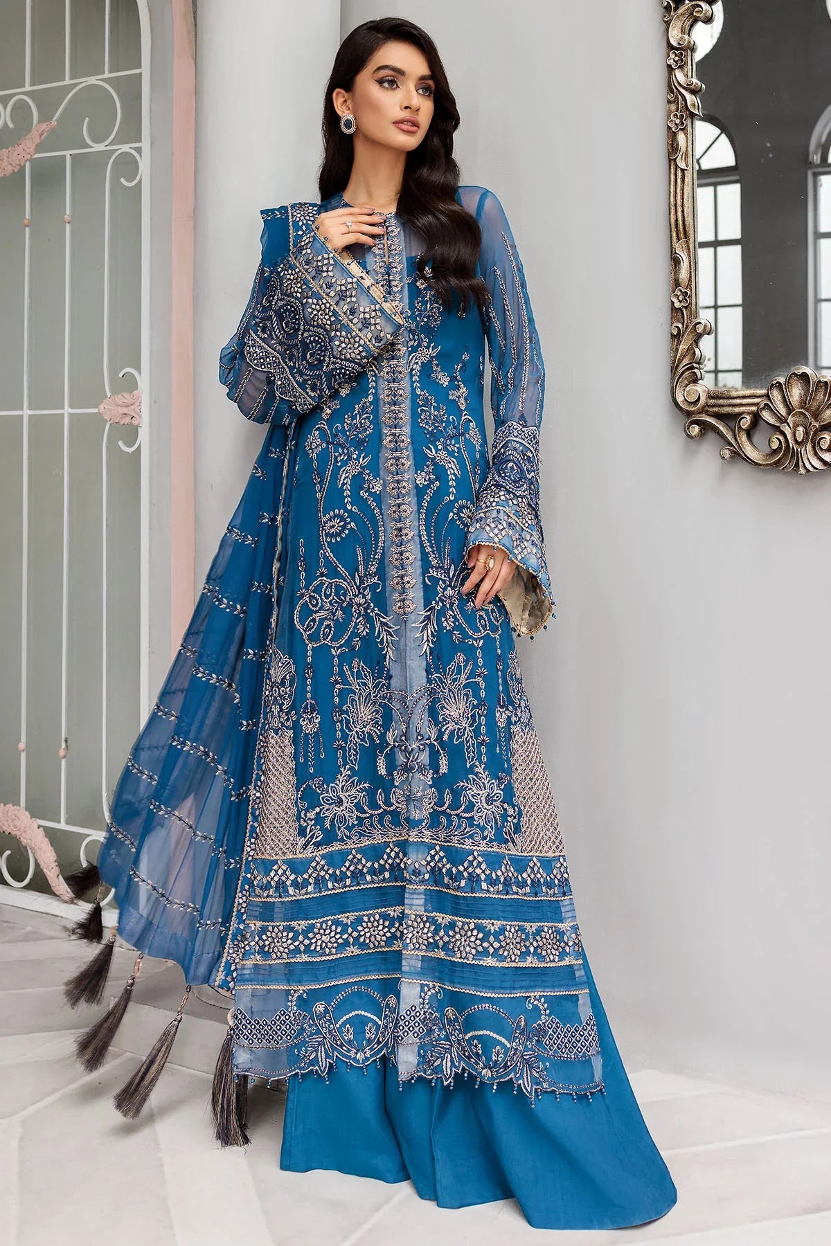 Motifz | Premium Embroidered Formals 24 | 3395 - Official Motifz - Agha Fabrics UK