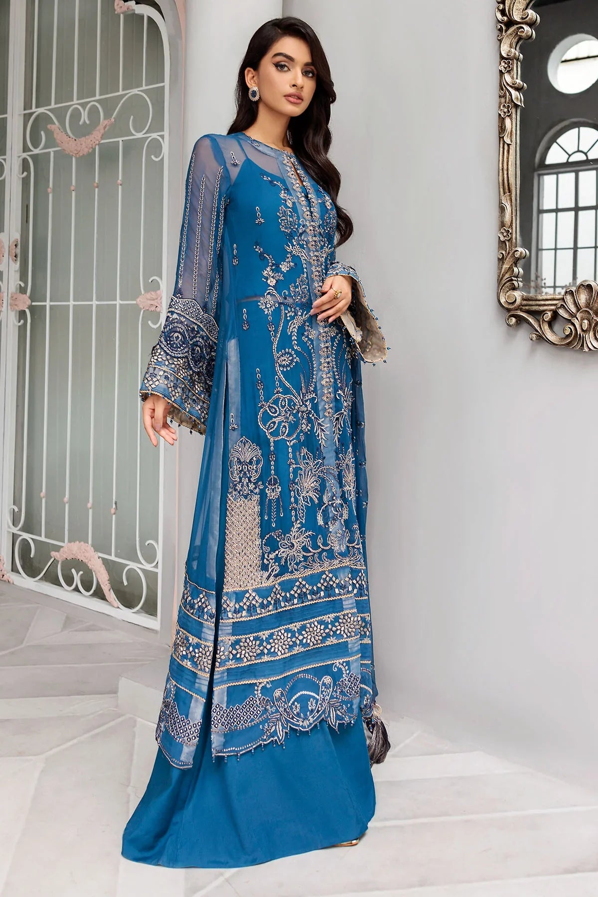 Motifz | Premium Embroidered Formals 24 | 3395 - Official Motifz - Agha Fabrics UK