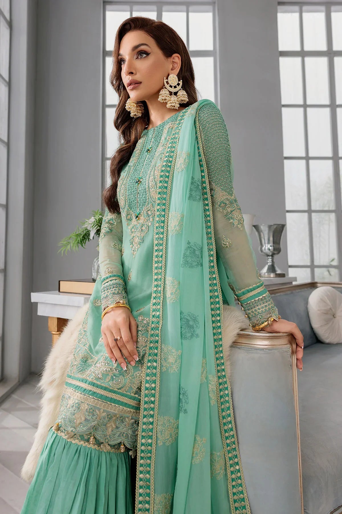 Motifz | Premium Embroidered Formals 24 | 3396 - Official Motifz - Agha Fabrics UK