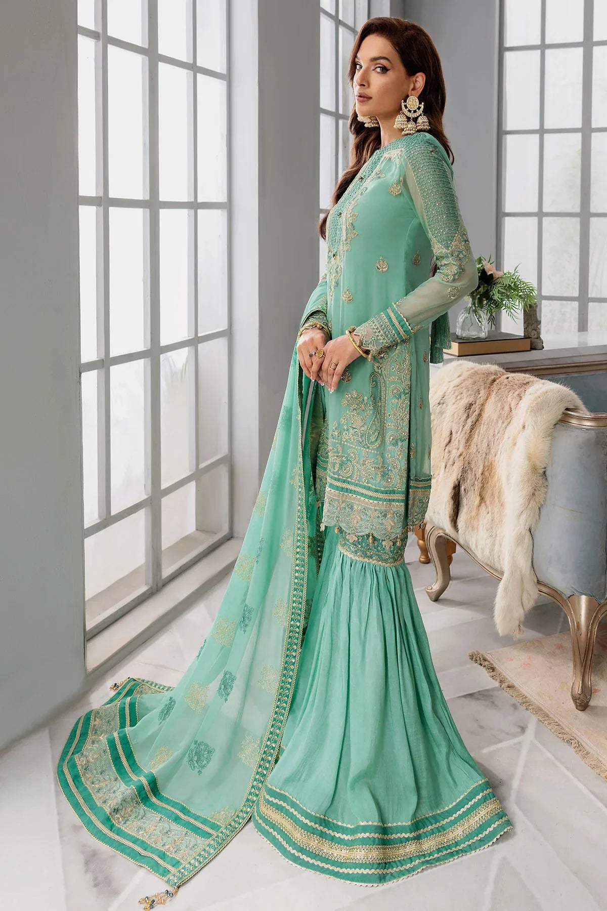 Motifz | Premium Embroidered Formals 24 | 3396 - Official Motifz - Agha Fabrics UK