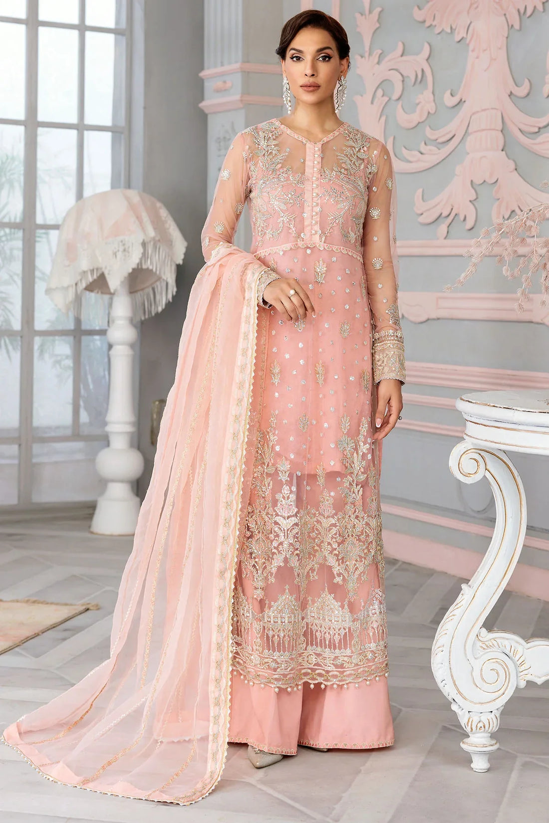 Motifz | Premium Embroidered Formals 24 | 3399-IRIS - Official Motifz - Agha Fabrics UK