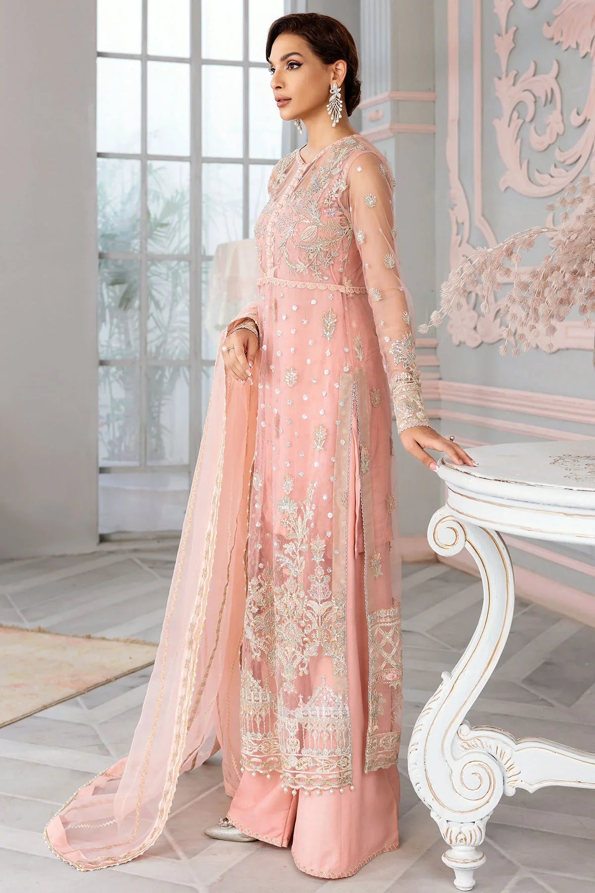 Motifz | Premium Embroidered Formals 24 | 3399-IRIS - Official Motifz - Agha Fabrics UK