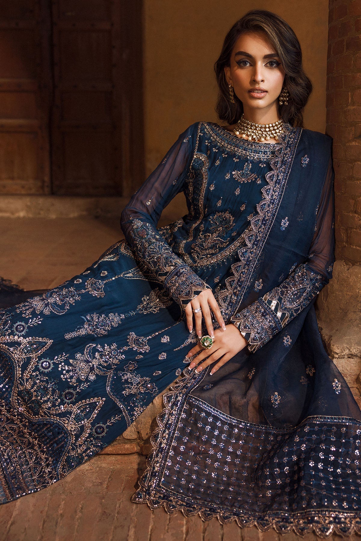 Motifz | Premium Embroidered Formals 24 | 4126 - Official Motifz - Agha Fabrics UK