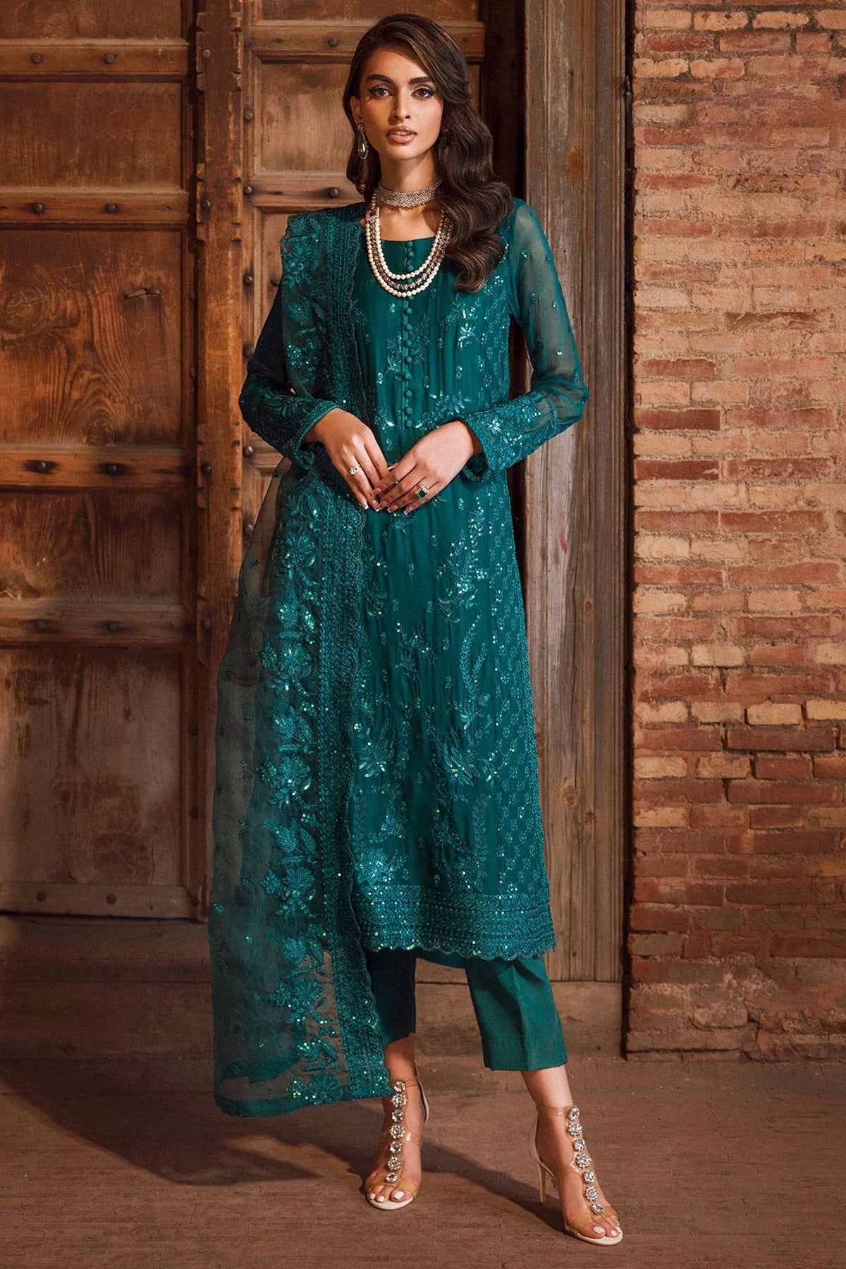Motifz | Premium Embroidered Formals 24 | 4123 - Official Motifz - Agha Fabrics UK