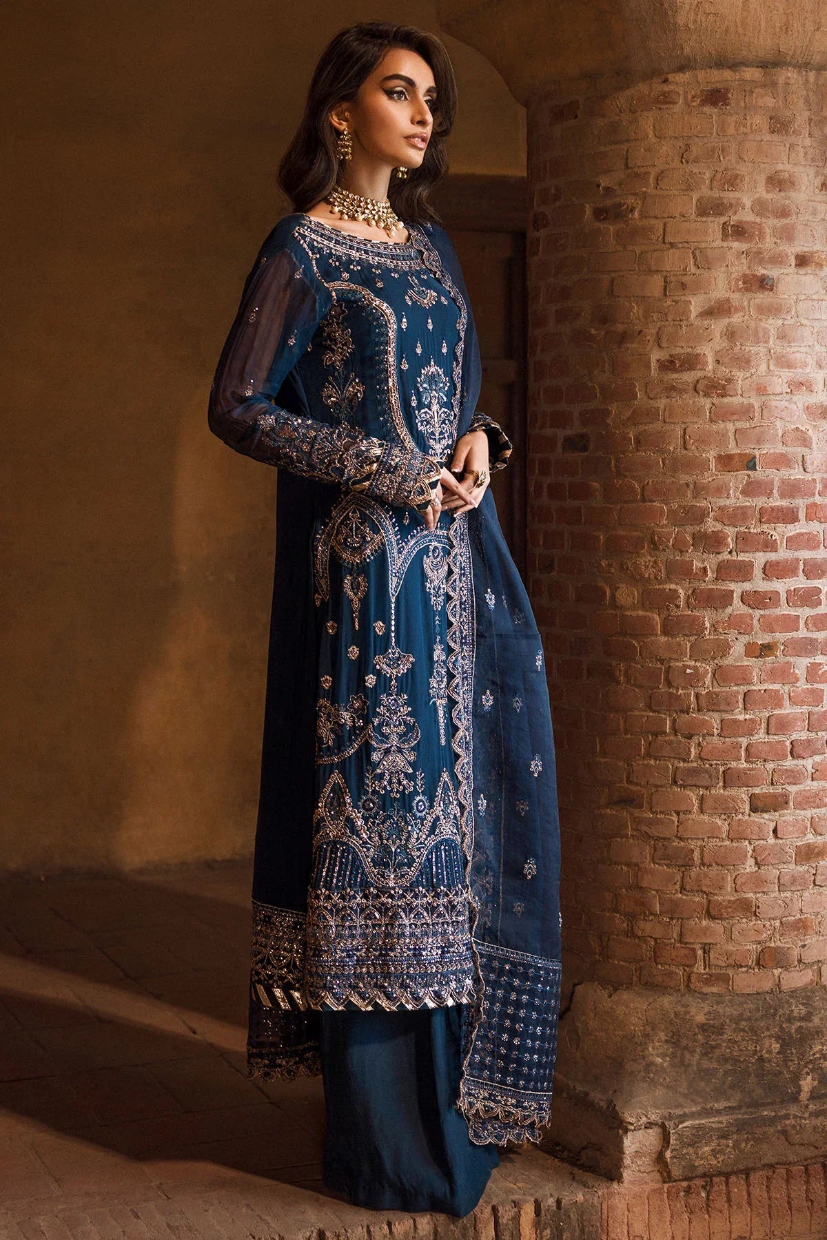Motifz | Premium Embroidered Formals 24 | 4126 - Official Motifz - Agha Fabrics UK