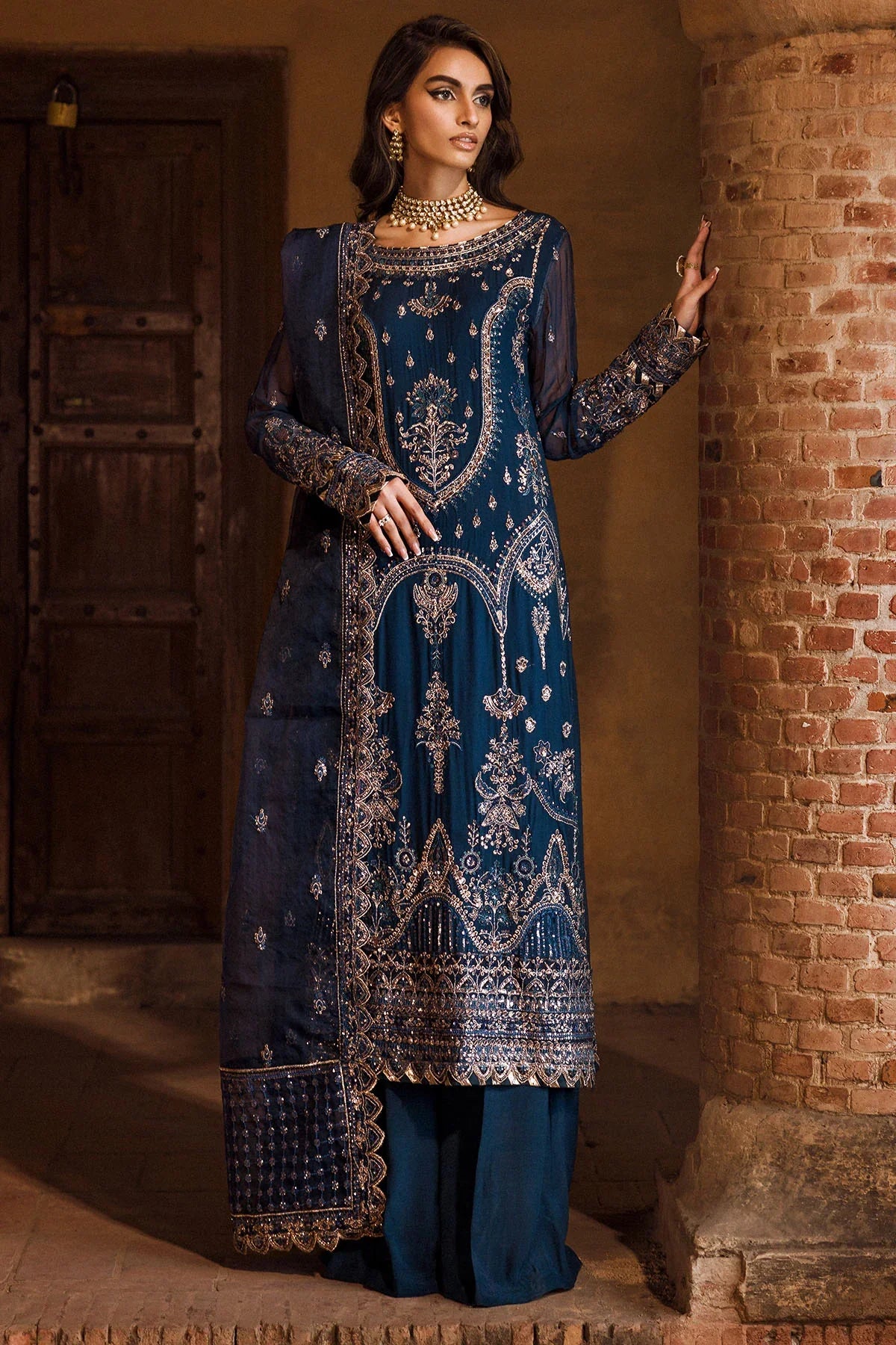Motifz | Premium Embroidered Formals 24 | 4126 - Official Motifz - Agha Fabrics UK