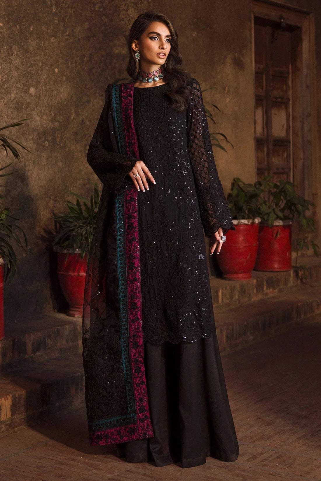Motifz | Premium Embroidered Formals 24 | 4128 - Official Motifz - Agha Fabrics UK