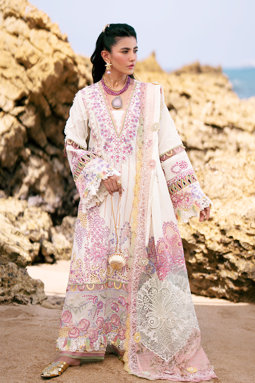 AJR Couture | Dastan Luxury Lawn 25 | Muse - Official AJR Couture - Agha Fabrics UK