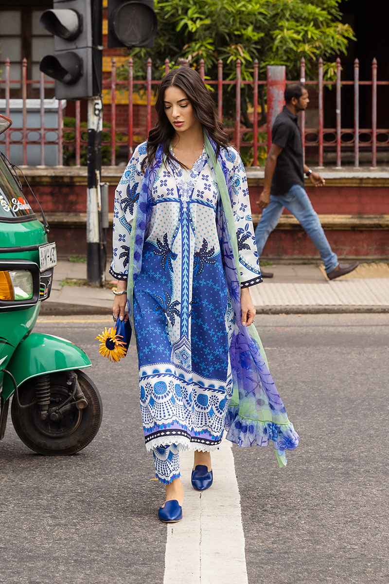 Mushq | La Dolce Hemline Prints 25 | Ksenia - Official Mushq - Agha Fabrics UK