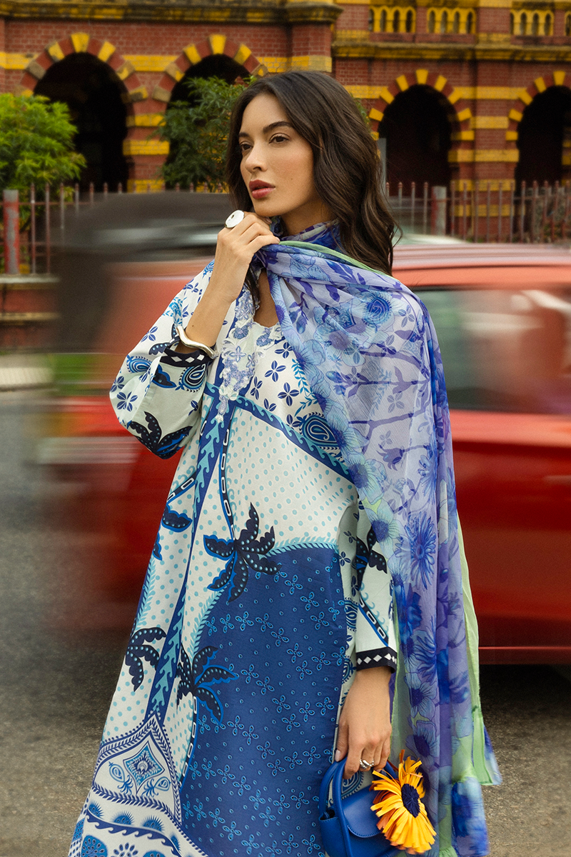 Mushq | La Dolce Hemline Prints 25 | Ksenia - Official Mushq - Agha Fabrics UK