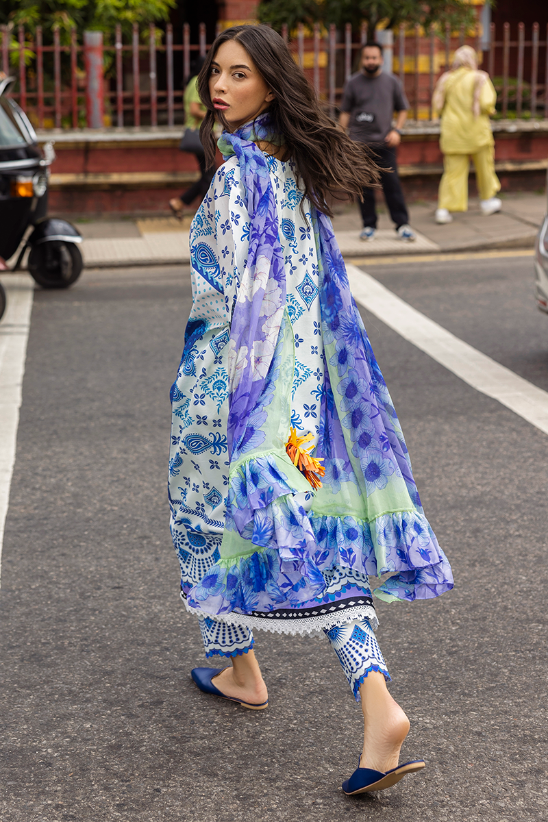 Mushq | La Dolce Hemline Prints 25 | Ksenia - Official Mushq - Agha Fabrics UK