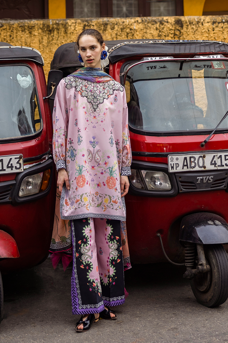 Mushq | La Dolce Hemline Prints 25 | Zoe - Official Mushq - Agha Fabrics UK