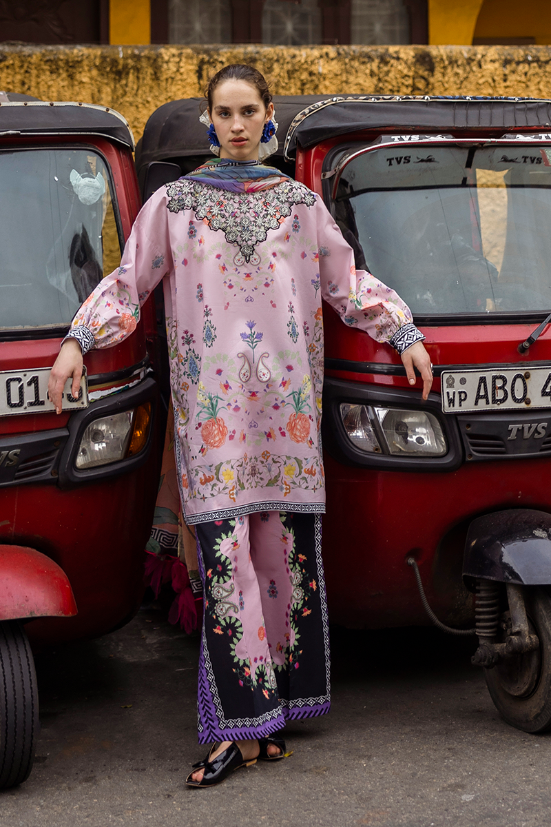 Mushq | La Dolce Hemline Prints 25 | Zoe - Official Mushq - Agha Fabrics UK