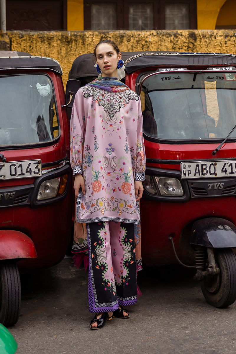 Mushq | La Dolce Hemline Prints 25 | Zoe - Official Mushq - Agha Fabrics UK