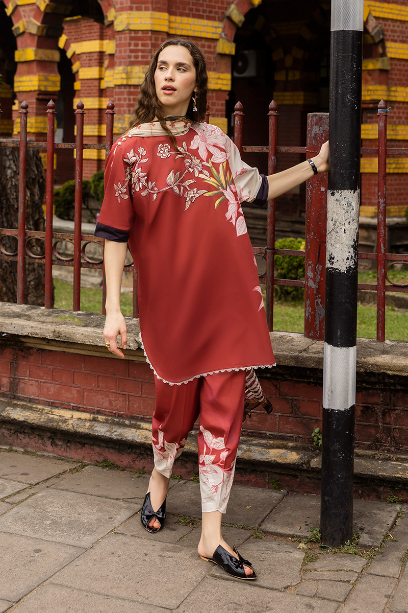 Mushq | La Dolce Hemline Prints 25 | Fiorella - Official Mushq - Agha Fabrics UK