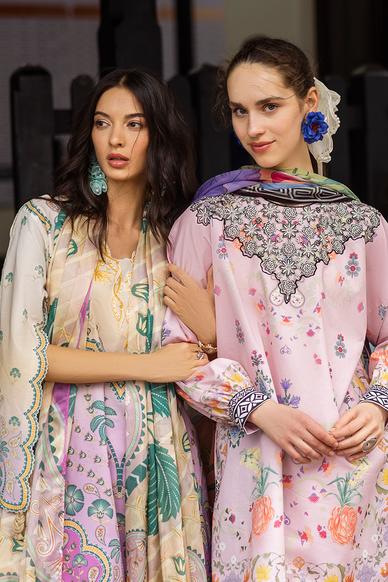 Mushq | La Dolce Hemline Prints 25 | Zoe - Official Mushq - Agha Fabrics UK