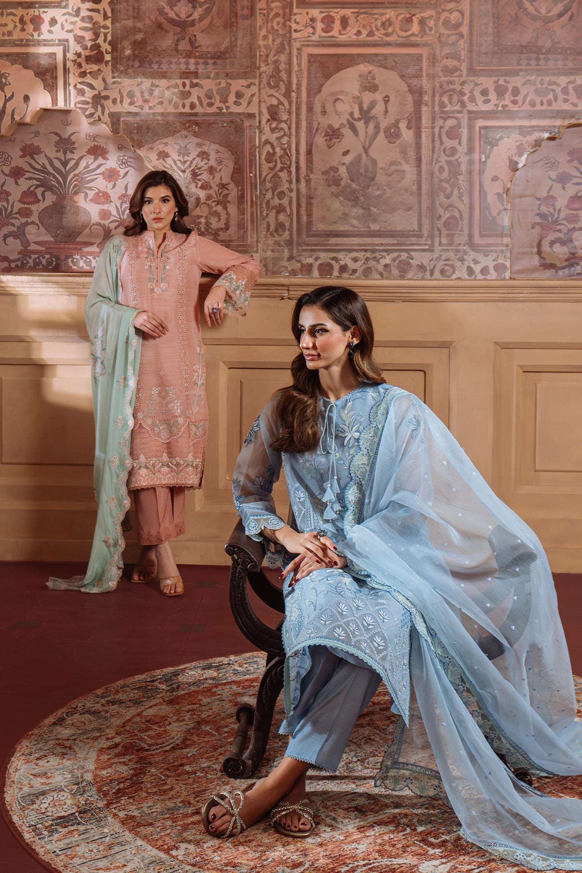 Sahar | Festive Edit Ready to Wear | Glacier Veil - RTW