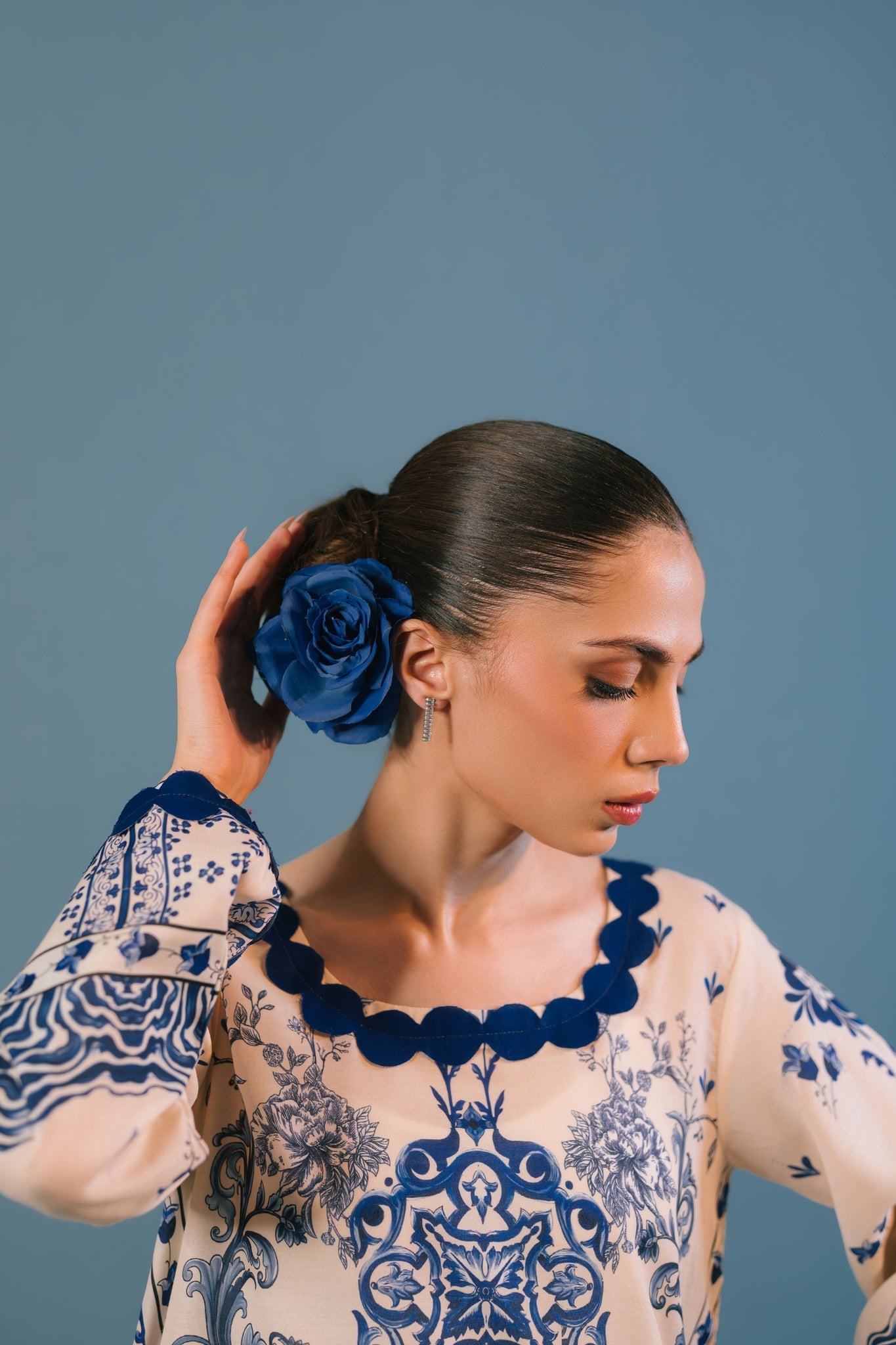 Sammy K | Lawn Pret 25 | Blue Bell