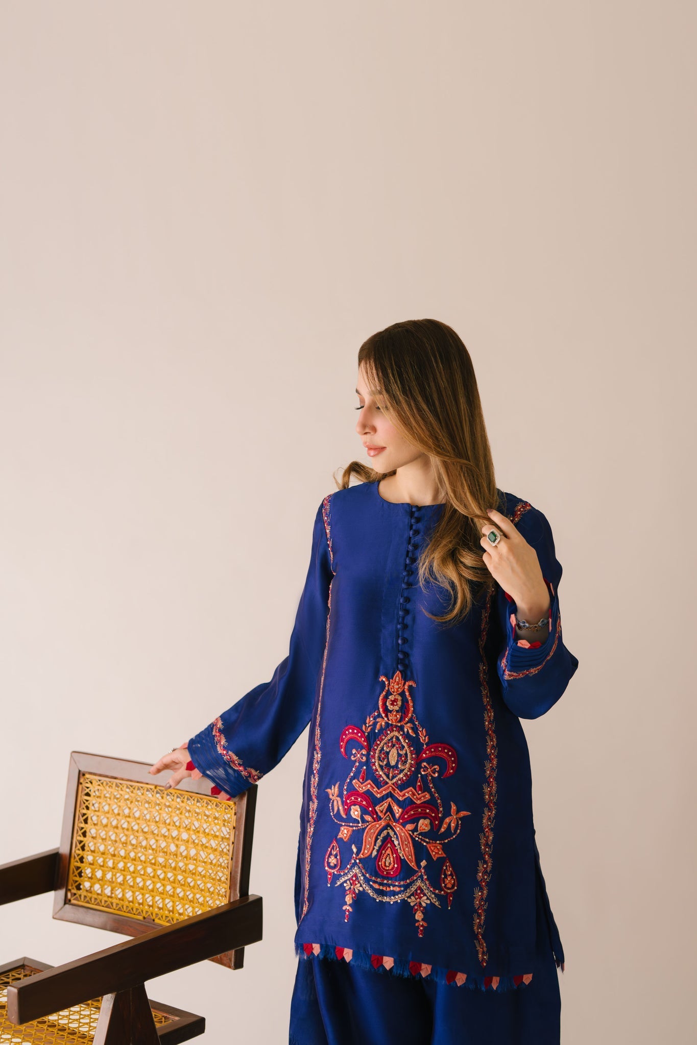 Sammy K | Aadat Festive Edition | Blue Bell Caftan