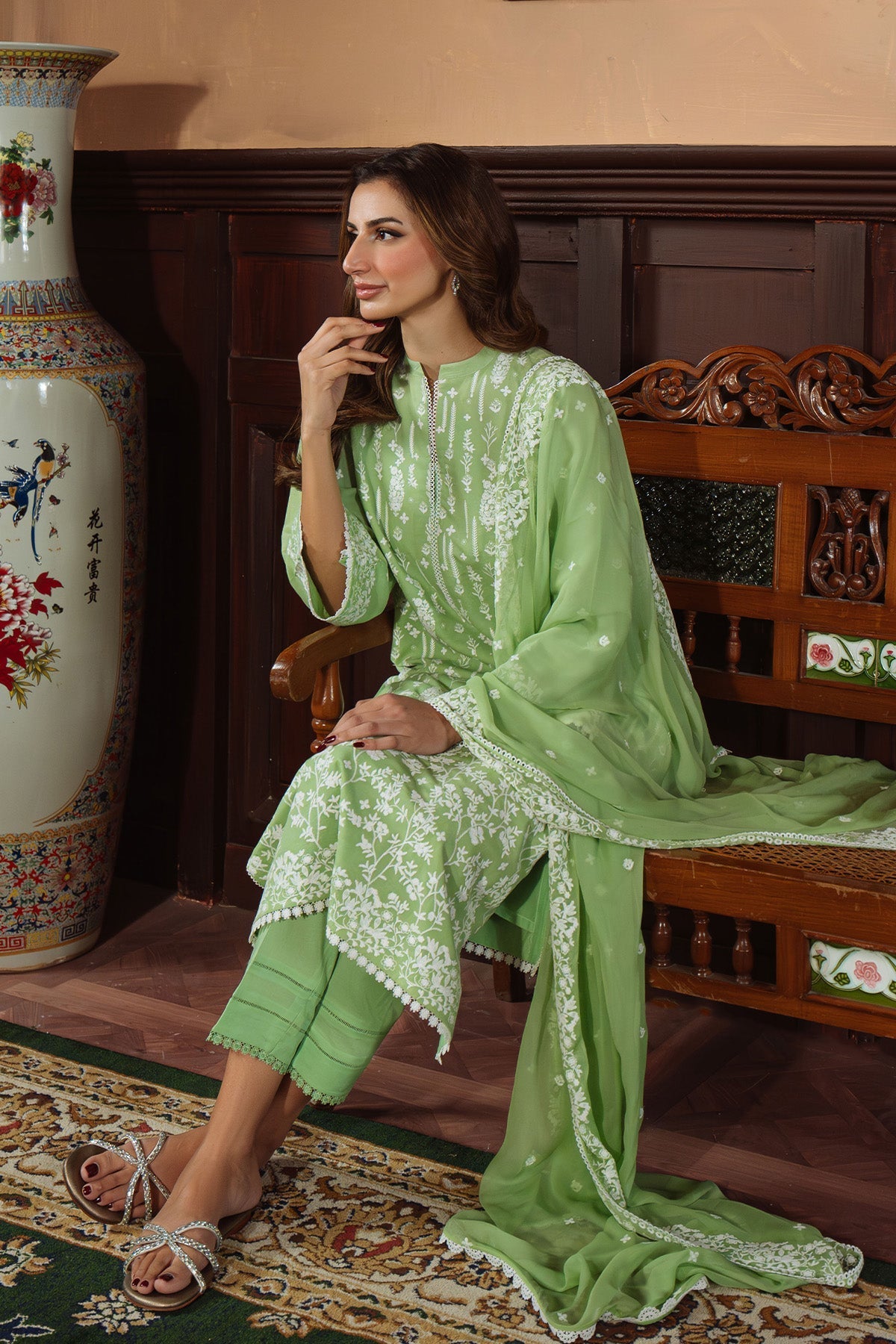 Sahar | Festive Edit Ready to Wear | Celadon Dream - RTW