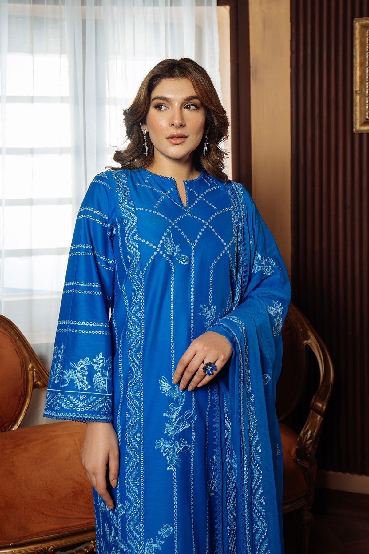 Sahar | Festive Edit Ready to Wear | Moroccan Blue - RTW