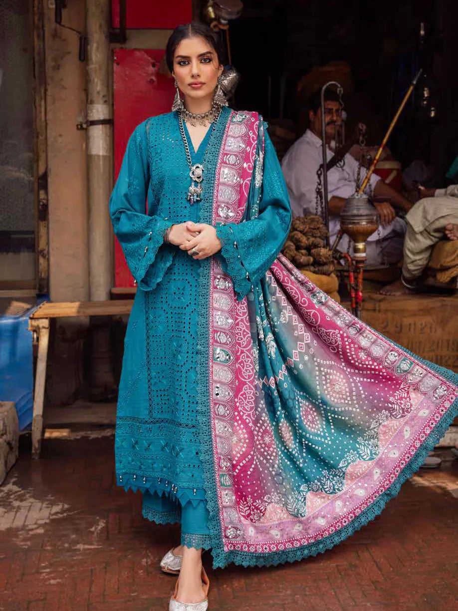 Winter Collection - Nureh - Baazar - Emb Chikankari - NE# 47 - Official Nureh - Agha Fabrics UK