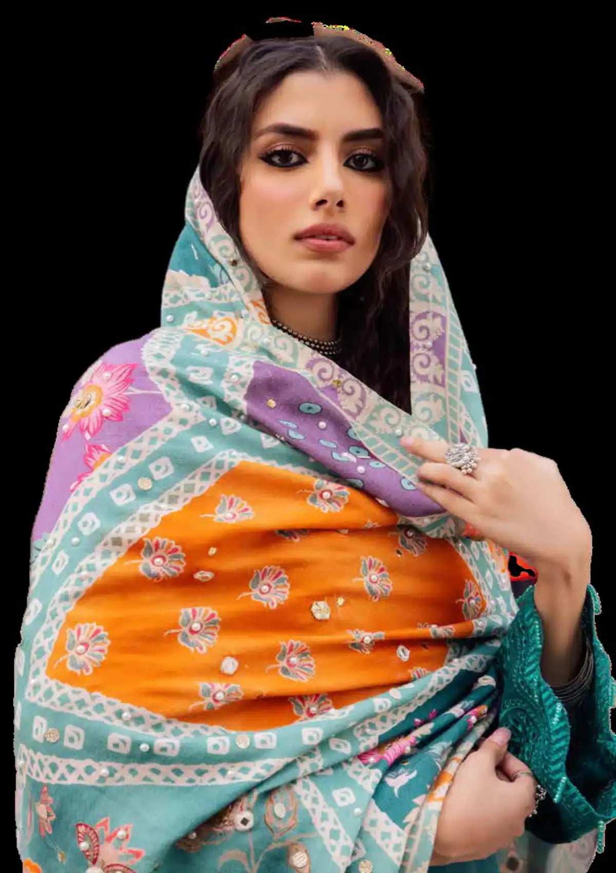 Winter Collection - Nureh - Baazar - Emb Chikankari - NE# 51 - Official Nureh - Agha Fabrics UK